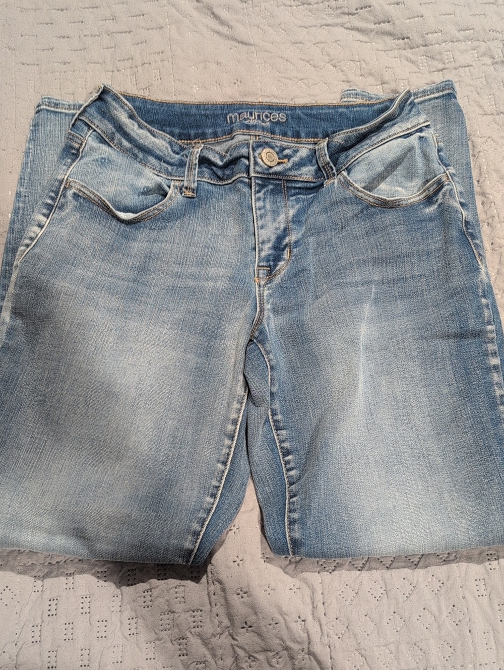 Maurices Light Blue Skinny Jeans - Casual Wash